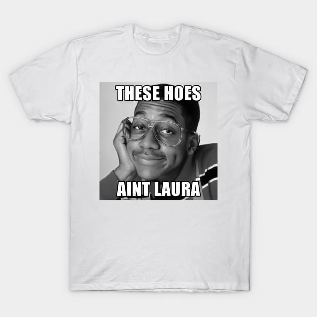 These Hoes Ain't Laura T-Shirt T-Shirt by HipHopTees